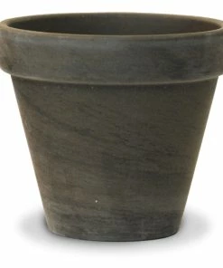 Budget π Ceramo 4 inch Dark Basalt Clay Standard Pot SBX-4-DB - Planters π