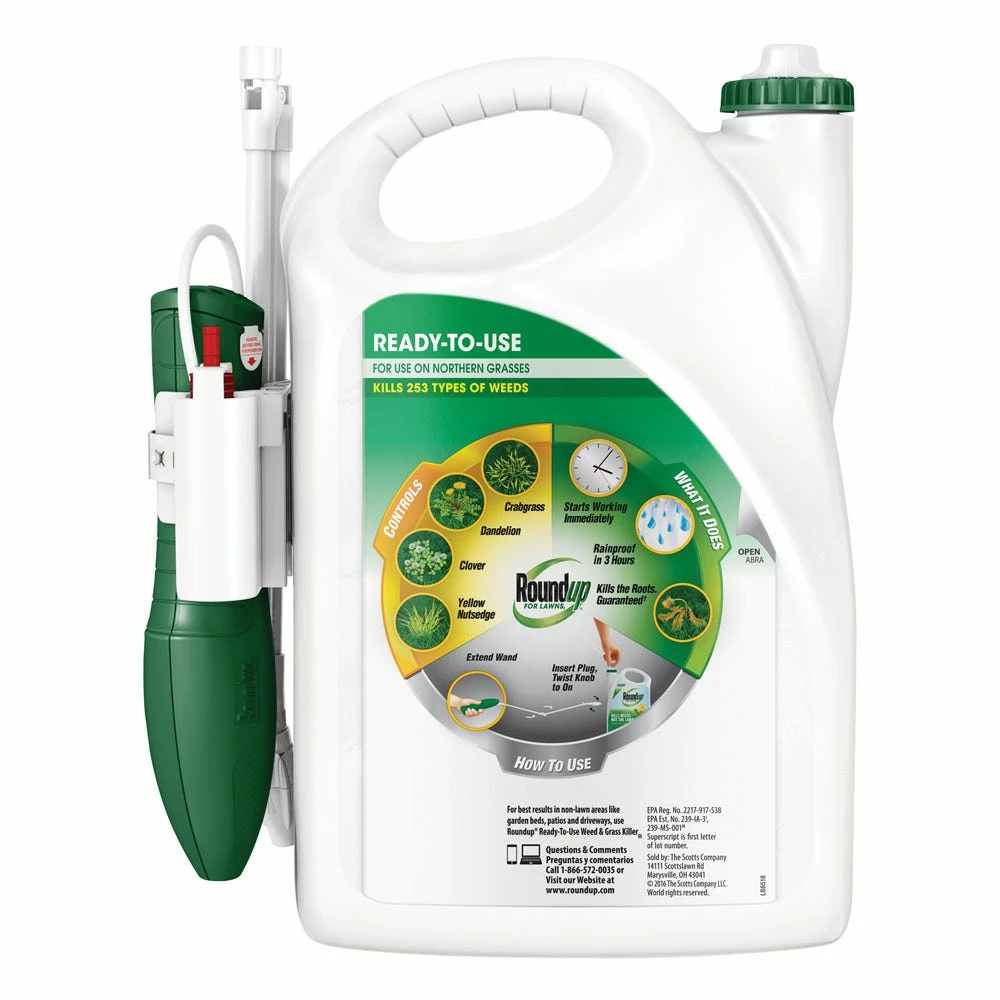 Best Sale π Roundup For Lawns 1 (Northern) with Extended Wand, 1.33 Gallon - 4385010 - Herbicides π 2 Best Sale π Roundup For Lawns 1 (Northern) with Extended Wand, 1.33 Gallon - 4385010 - Herbicides π - Image 2