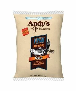 Cheap π Andy's Seasoning Andys Yellow Fish Breading, 5lb - 40097 - Flavorers & Seasonings π