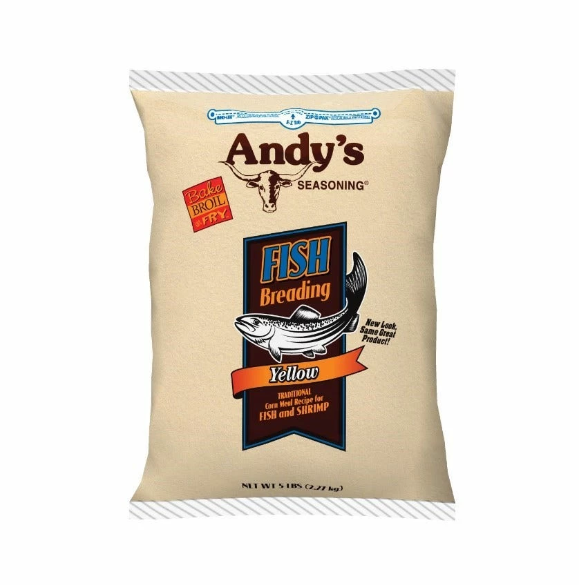 Cheap π Andy's Seasoning Andys Yellow Fish Breading, 5lb - 40097 - Flavorers & Seasonings π 1 Cheap π Andy's Seasoning Andys Yellow Fish Breading, 5lb - 40097 - Flavorers & Seasonings π