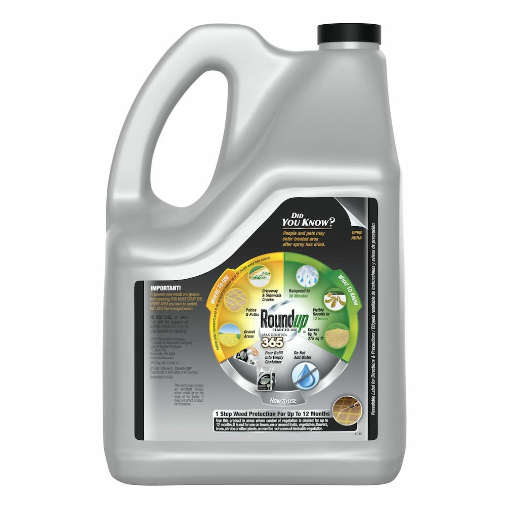 Buy π Roundup Ready-To-Use Max Control 365 Vegetation Killer Refill, 1.25 Gallon - 5000710 - Weed & Plant Control 𧨠2 Buy π Roundup Ready-To-Use Max Control 365 Vegetation Killer Refill, 1.25 Gallon - 5000710 - Weed & Plant Control 𧨠- Image 2