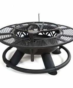 Wholesale 👍 Lincoln Outfitters Steel Fire Pit with BBQ Grate - 90-165-0204 - Fire Pits & Heaters ⌛ -Cheap Lawn Store a0090d9c28c46bdfa70405ad9f129351410e51c4 32150005 5