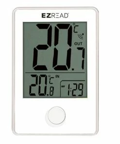 Best deal 🔥 EZ Read Digital Thermometer with Clock 840-1501 - Thermometers & Weather Gauges 😉