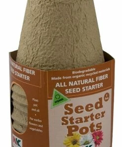 Best reviews of 😍 NK All Natural Fiber Seed Starting Pots, 10-Pack - FR308 - Mulch, Soil & Sand 😀