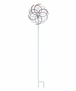 Best Pirce 🎁 Alpine Solar Patriotic Windmill Stake - FYT176SLR - Garden Accessories ⭐