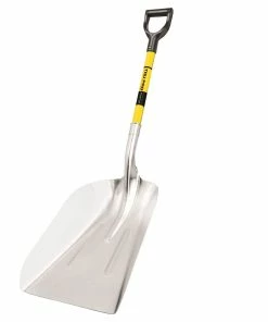 Cheap 🎁 Tru-Pro TruPro Aluminum Scoop #14 with Fiberglass D-Handle, 27" - 31299 - Rakes, Shovels & Sweepers 🥰