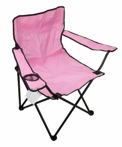 Best Pirce βοΈ Rural King RK Logo Pink Folding Chair 87-853-0204 - Patio Furnishings π