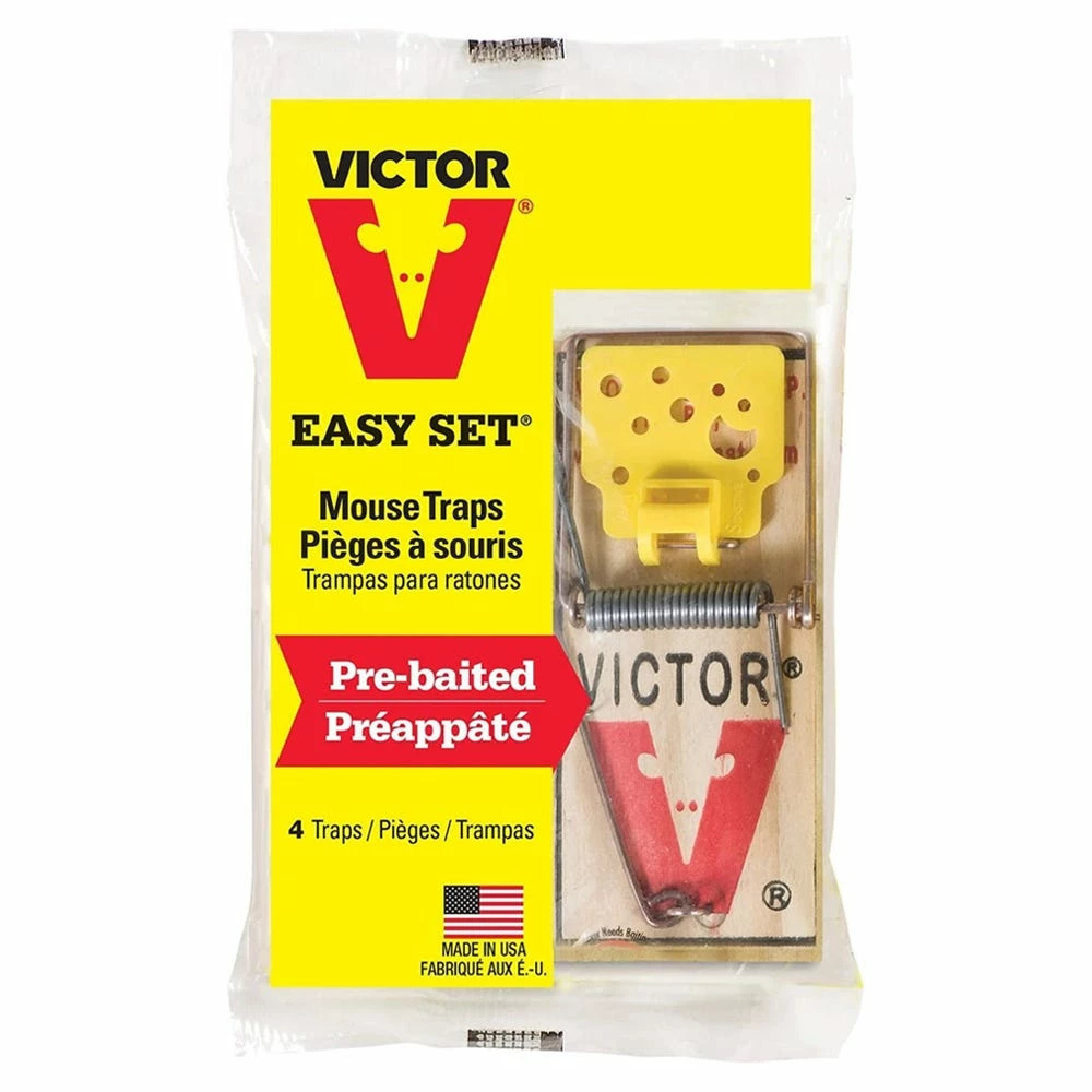 Discount 😉 Victor Wooden Easy Set Mouse Trap, 4 Pack - M039 - Baits & Traps 🛒 1 Discount 😉 Victor Wooden Easy Set Mouse Trap, 4 Pack - M039 - Baits & Traps 🛒