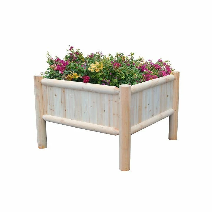 Hot Sale β Maple Ridge Log Wood Raised Garden Bed 2A-OF143 - Planters π 1 Hot Sale β Maple Ridge Log Wood Raised Garden Bed 2A-OF143 - Planters π