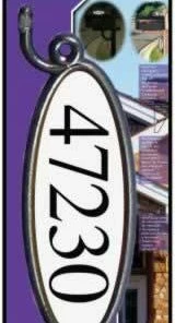 Deals ✔️ Gibralter Solar Group Reflective Backing Address Plaque P - MBPLAQ0B - Mailboxes & Signs 🧨