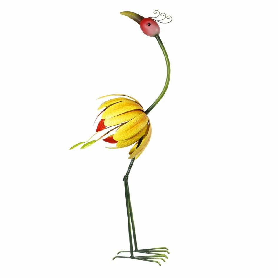Brand new 👍 Alpine Yellow Tulip Flamingo Statue Décor - QEL678HH - Garden Accessories ❤️ 1 Brand new 👍 Alpine Yellow Tulip Flamingo Statue Décor - QEL678HH - Garden Accessories ❤️