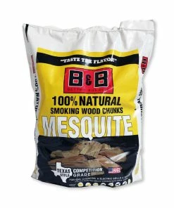 Wholesale 💯 B&B Charcoal Mesquite Smoking Wood Chunks, 549 Cu. In. - C00130-B - Flavorers & Seasonings 🔔