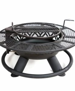 Wholesale 👍 Lincoln Outfitters Steel Fire Pit with BBQ Grate - 90-165-0204 - Fire Pits & Heaters ⌛ -Cheap Lawn Store ae9c60f46d119a2f54e0196b346dacf0d90088cb 32150005 4