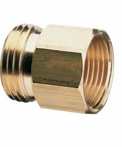 Promo 🤩 Gilmour Male to Female Brass Connectors Thread Size 3/4" NPT (F) to 3/4" NH (M) 807704-1001 - Brass Fittings 🤩