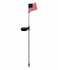 New π Alpine Solar Usa Flag Stake - SLC192BB-12 - Garden Accessories π