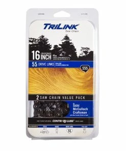 Deals ⌛ Trilink S55 Semi Chisel Saw Chain 2 pack CL15055X2TL2 - Chainsaw Parts & Accessories 🛒