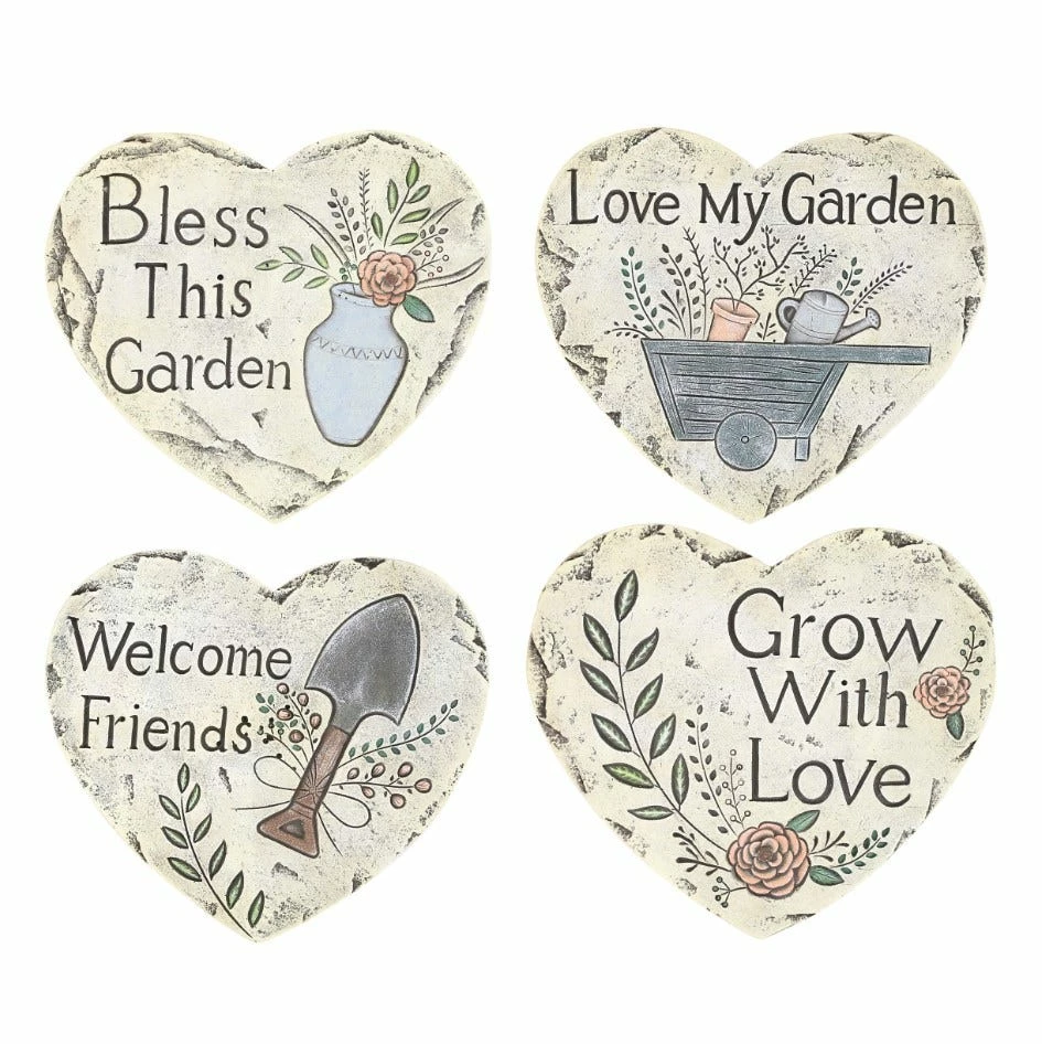 Outlet π€© Alpine Welcome Hearts Stepping Stone - WQA1088ABB - Garden Accessories π 1 Outlet π€© Alpine Welcome Hearts Stepping Stone - WQA1088ABB - Garden Accessories π