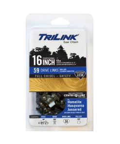 Cheapest 😀 TriLink Saw Chain 16 inch Chain w/ 59 Drive Links CL85059TL2 - Chainsaw Parts & Accessories 😍