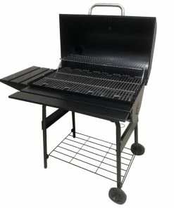 Cheap ⌛ 217 Grilling Company 217 Grilling Co. 30" Barrel Grill with Front & Side Shelf - CG2001301-GY - Charcoal Grill 🤩 -Cheap Lawn Store ba1917061696968bfe5ee333757445b70e7561cb 540790018 3