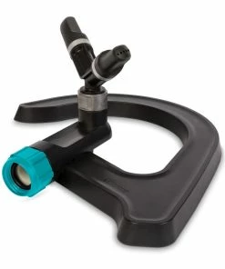 Best deal 🥰 Gilmour Adjustable Oscillating Sprinkler with Hanging Stationary Base Onyx - 813443-1001 - Ponds, Watering & Irrigation 🌟