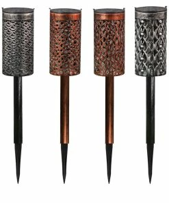 Coupon 👏 Big Tree Bigtree Solar Garden Metal Stake Light JR181254 🔥