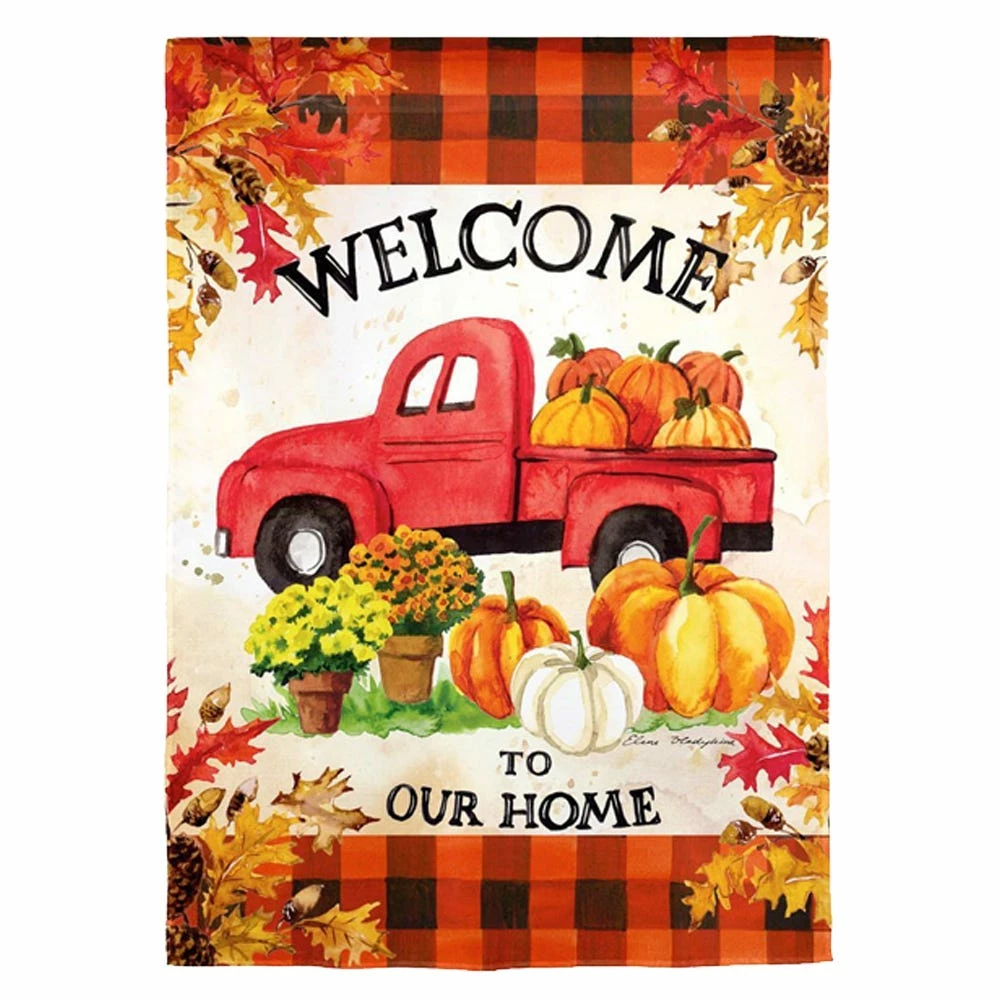 Best Pirce π Evergreen Pumpkin Farm Truck Suede Garden Flag - 14S9912 - Garden Flags π€© 1 Best Pirce π Evergreen Pumpkin Farm Truck Suede Garden Flag - 14S9912 - Garden Flags π€©