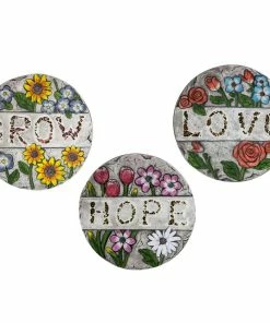 Buy 😀 Alpine Floral Garden Stepping Stone Décor - WQA1316ABB - Garden Accessories 🎁