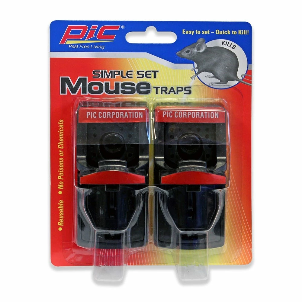 Best Pirce π₯° Pic Plastic Mouse Trap 2 Pack - PMT-2 - Baits & Traps π 1 Best Pirce π₯° Pic Plastic Mouse Trap 2 Pack - PMT-2 - Baits & Traps π
