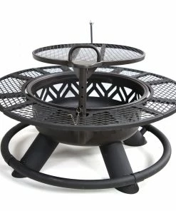 Wholesale 👍 Lincoln Outfitters Steel Fire Pit with BBQ Grate - 90-165-0204 - Fire Pits & Heaters ⌛ -Cheap Lawn Store cb1d9296dcd892393dd313d7e848716beed0b93e 32150005 2
