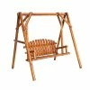 New 😍 Various Brands Maple Ridge Treated Log Swing - 88-537-0204 - Swings & Hammocks ⌛
