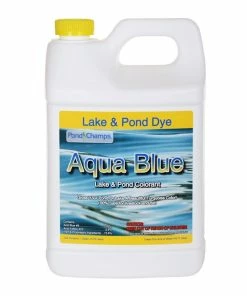 Promo 👏 Pond Champs Aqua Blue Lake & Pond Dye, 1 Gallon - 11400 - Lake Dyes 💯