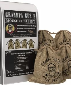 Buy ๐ Grandpa Gus's Grandpa Gus Mouse Repellent Pouches - GMM-4-15 - Baits & Traps ๐