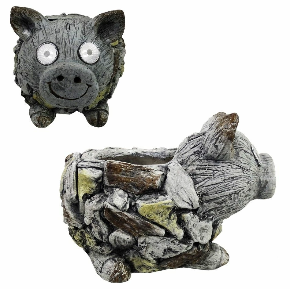 Budget π Alpine Solar Pig Planter - QWR1136SLR - Lighting, Torches & Firepits βοΈ 1 Budget π Alpine Solar Pig Planter - QWR1136SLR - Lighting, Torches & Firepits βοΈ