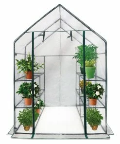 Coupon π₯ Maple Ridge Large Peak Style Greenhouse - 70641 - Plant Protection & Support β