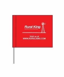 Buy ⌛ Blackburn 4" x 5" Red Survey Flags - 945WR/W10699 - Flags & Flag Poles 🔔