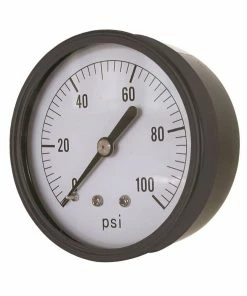 Wholesale 🥰 Valley Industries 2 Inch Dry Back Mount Pressure Gauge 100 PSI - CS-1224DAB100 - Parts & Accessories 🤩