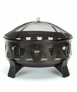 New 🤩 Rural King 29.9" Antique Black Steel Wood-Burning Fire Pit - FP30 - Fire Pits & Heaters 😉