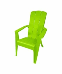 Best Sale ❤️ Gracious Living Contour Adirondack Chair Tender Shoots, Green - 11513-20 - Patio Sets & Furniture ✔️