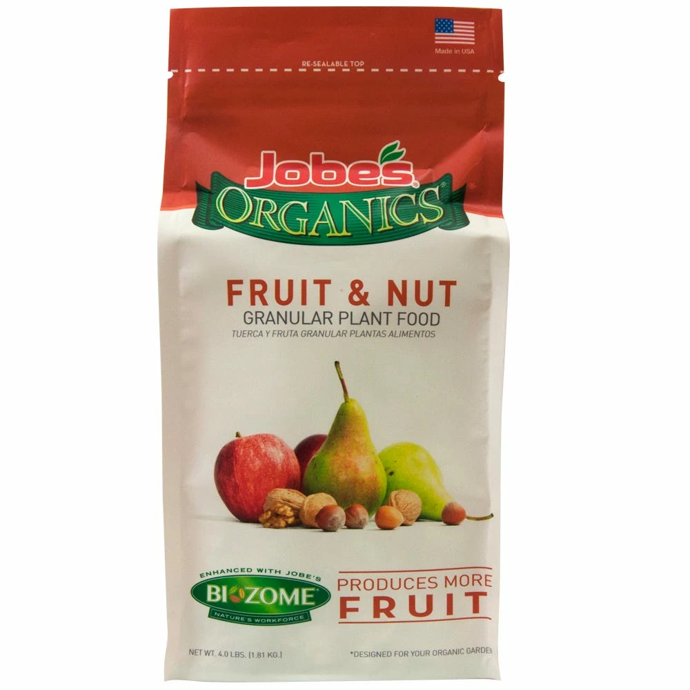 New β Jobes Jobe Organics Fruit & Nut Granular Fertilizer 4 LB 09227 - Fertilizers & Plant Food 𧨠1 New β Jobes Jobe Organics Fruit & Nut Granular Fertilizer 4 LB 09227 - Fertilizers & Plant Food π§¨