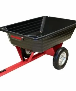 Flash Sale 🛒 Precision Push and Pull Poly Cart 12 Cubic Feet - LCP1000 - Carts & Wheelbarrows 🔔