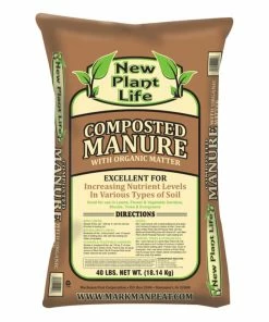 Outlet 👍 Various Brands Composted Manure, 40lb Bag - 310 - Soils 👏