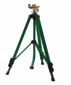 Budget 🧨 Maple Ridge Brass Head Tripod Sprinkler - 20250800110 - Sprinklers & Watering Cans 🎁