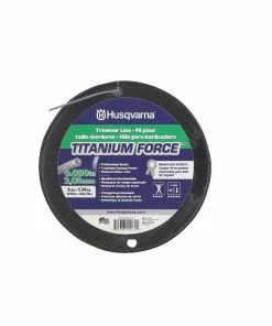 Promo 🤩 Husqvarna Titanium Force Trimmer Line, 0.080 in. Gauge, 3 lb. Spool - 639005114 - Lawn Mowers & Lawn Care 🤩