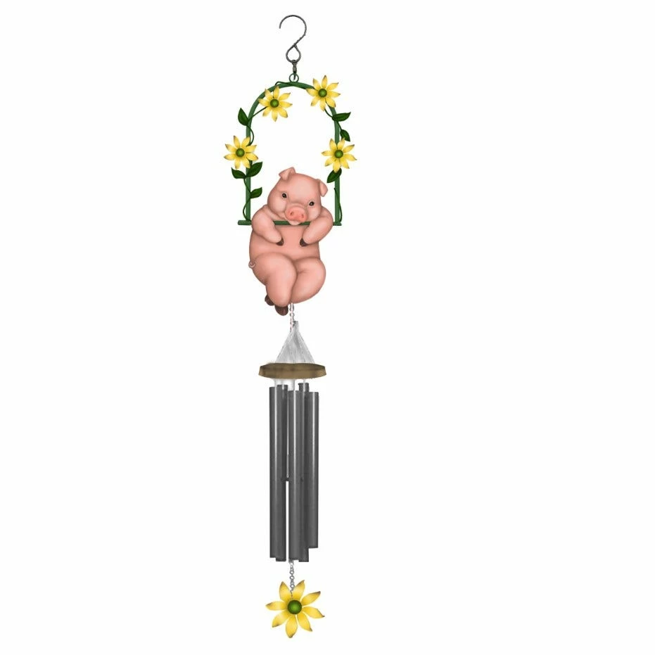 Budget 𧨠RK Brand Alpine Hanging Pig and Sunflowers Wind Chimes - LJJ1470HH β€οΈ 1 Budget 𧨠RK Brand Alpine Hanging Pig and Sunflowers Wind Chimes - LJJ1470HH β€οΈ