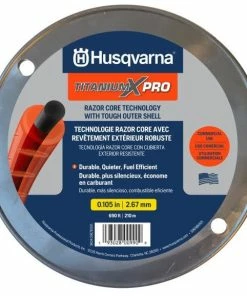 New 🌟 Husqvarna TitaniumX Pro Trimmer Line, 0.105" x 3 lb. Spool - 596781301 - Lawn Mowers & Lawn Care ⭐