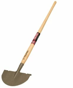 Promo ⌛ Truper TruTough Half Moon Edger with Ash Handle 34955 - Digging Tools 🌟