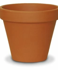 Brand new βοΈ Ceramo 4 inch Red Clay Standard Pot SBX-4-J - Planters π