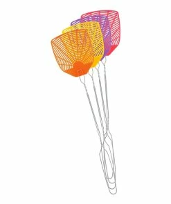 Promo 🛒 Pic Assorted Wire Fly Swatter WIRE - Bug Candles & Zappers ❤️