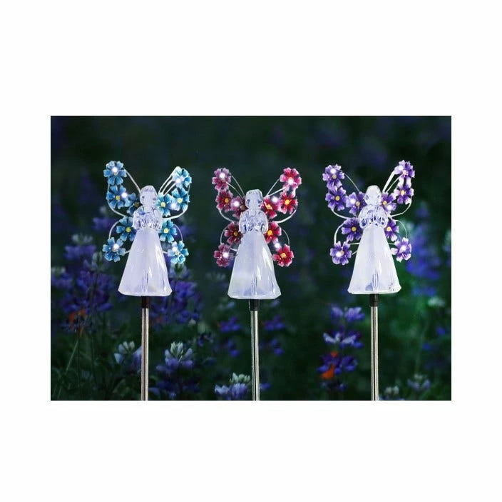 Hot Sale ⭐ RK Brand Alpine Solar Hydrangea Angel LED Stakes - QLP1252ABB - Lighting, Torches & Firepits ✨ 2 Hot Sale ⭐ RK Brand Alpine Solar Hydrangea Angel LED Stakes - QLP1252ABB - Lighting, Torches & Firepits ✨ - Image 2