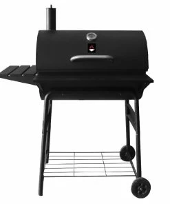 Cheap ⌛ 217 Grilling Company 217 Grilling Co. 30" Barrel Grill with Front & Side Shelf - CG2001301-GY - Charcoal Grill 🤩